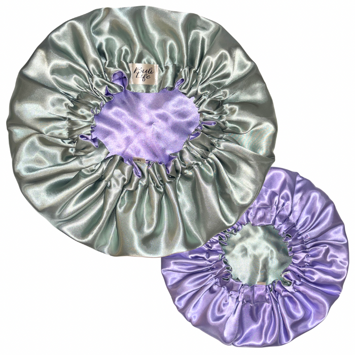 Sage & Lavender Reversible Bonnet