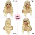 RIO Body Wave Ukrainian Human Hair Front Lace Wig
