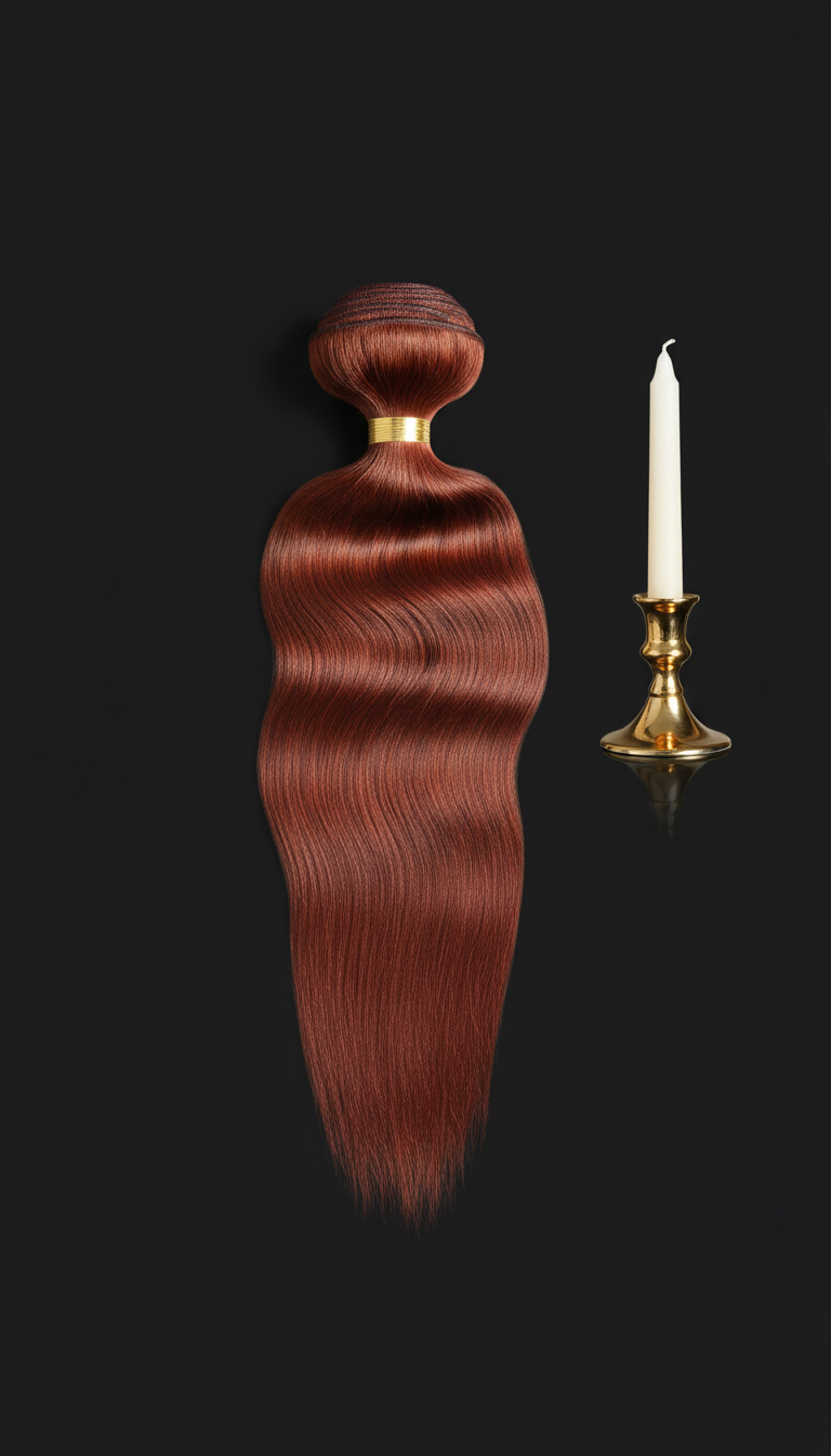Silk Straight Synthetic Blend Weave Bundle