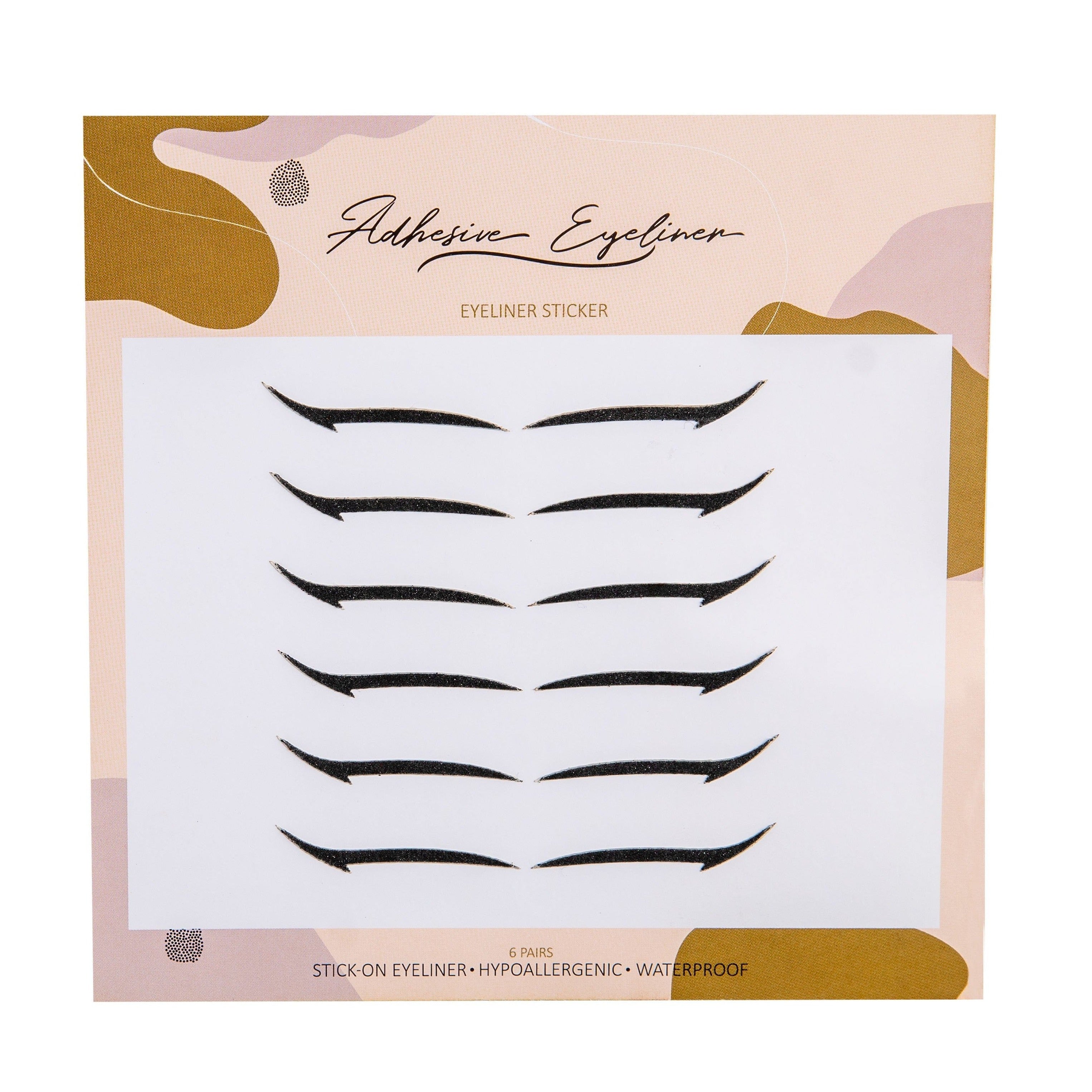 #1 Best-Seller Winged Set Eyeliner Sticker – Basic Black (6 Pairs)
