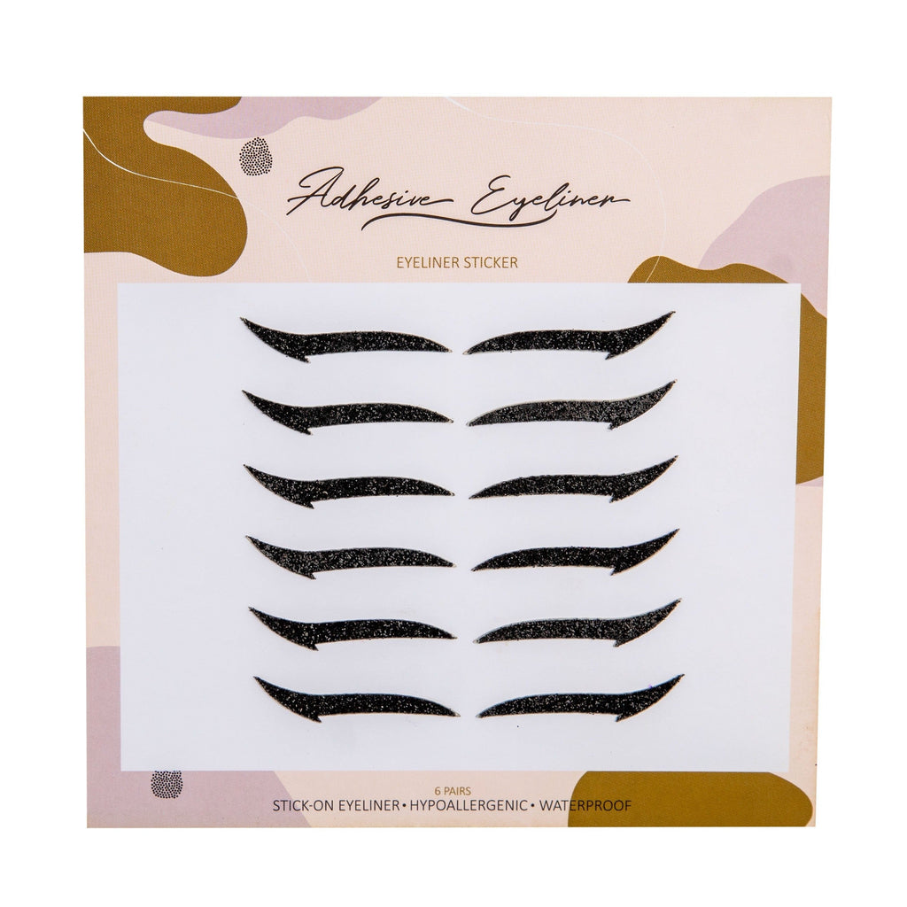 #2 Best-Seller Cat-Eye Set Eyeliner Sticker – Classic Black (6 Pairs)