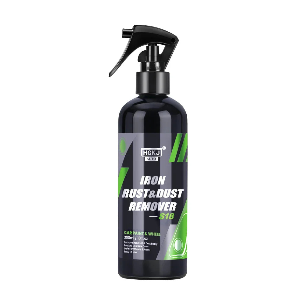 HGKJ Car Paint & Wheel Iron Particles Powder Cleaning Super Rust Dust Remover Spray Metal Surface Defender Auto Rim Cleaner