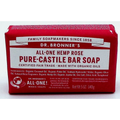 Dr. Bronner's Pure Castile Soap Bar Rose 5 oz