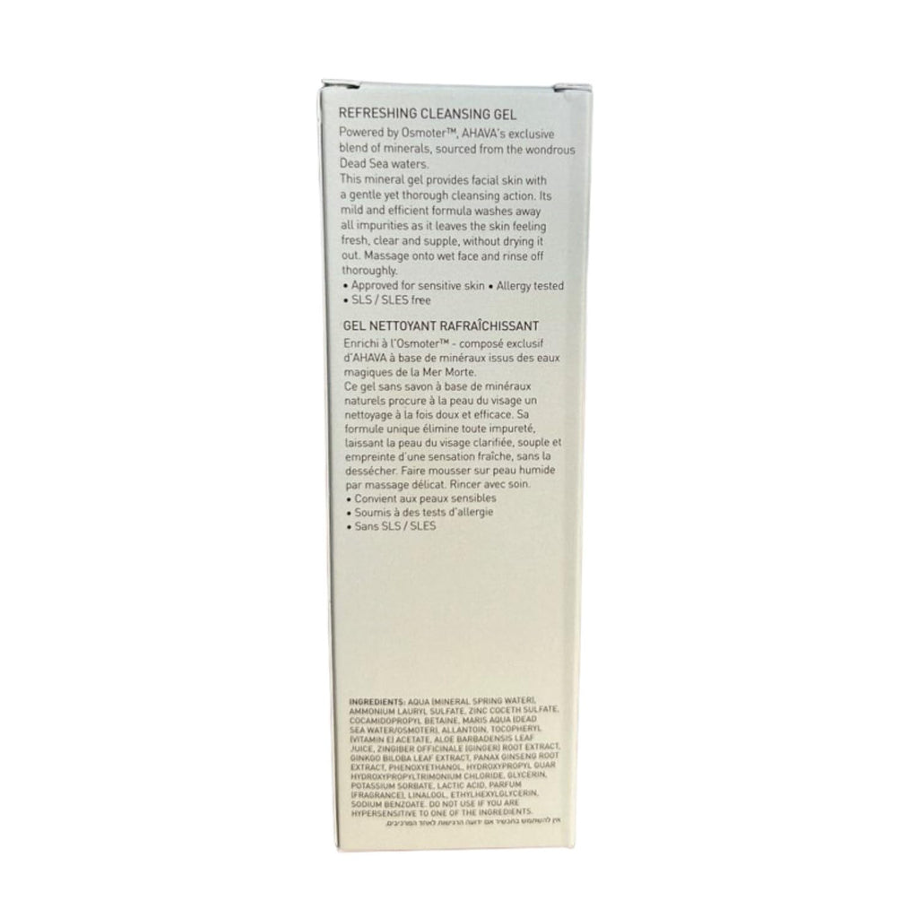 Ahava Cleanse Refreshing Cleansing Gel, Soapless, 3.4 fl oz