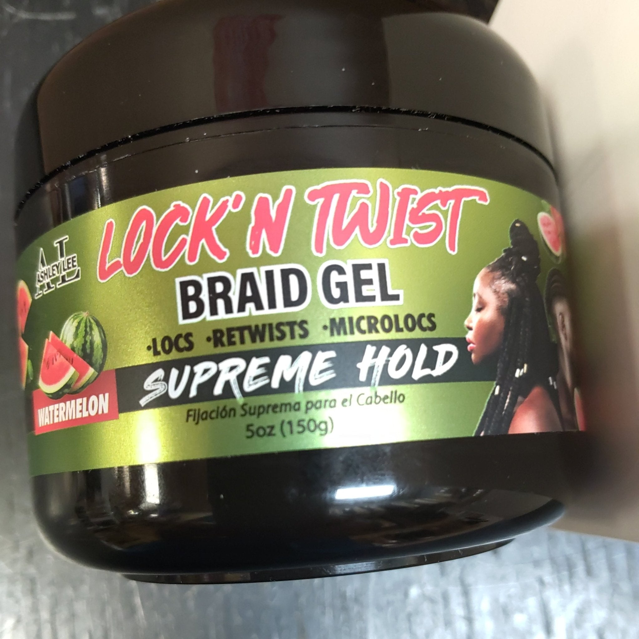 Ashley Lee Lock N' Twist Braid Gel, Watermelon, 5 oz
