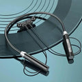 Black Magnetic Wireless Earphones J01 - Bluetooth Samsung Wireless Earphones Portable