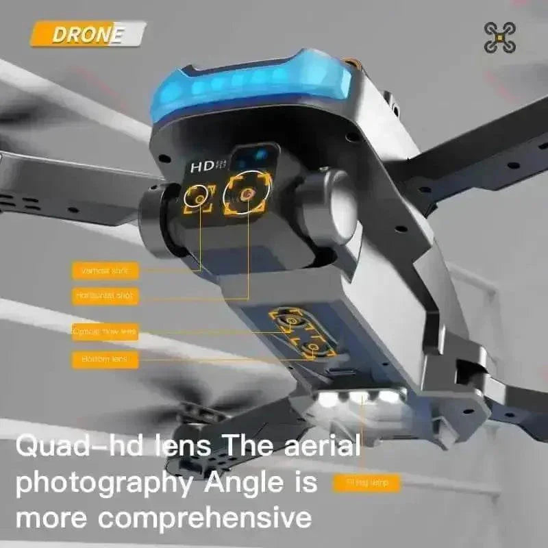 Black P15 Mini Drone Camera Obstacle Avoidance 4K Profesional