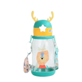 Blue Dinosaur Antler Kids Water Sippy Cup for Kids Creative Cartoon