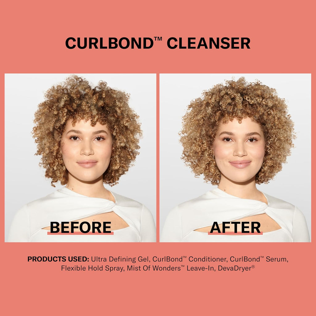 DevaCurl CurlBond Re-Coiling Mild Lather Cleanser, 32 fl oz