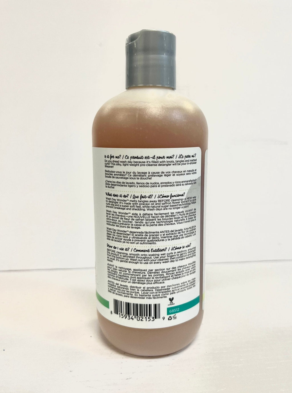 DevaCurl Wash Day Wonder Pre-Cleanse Slip Detangler, 12 fl oz
