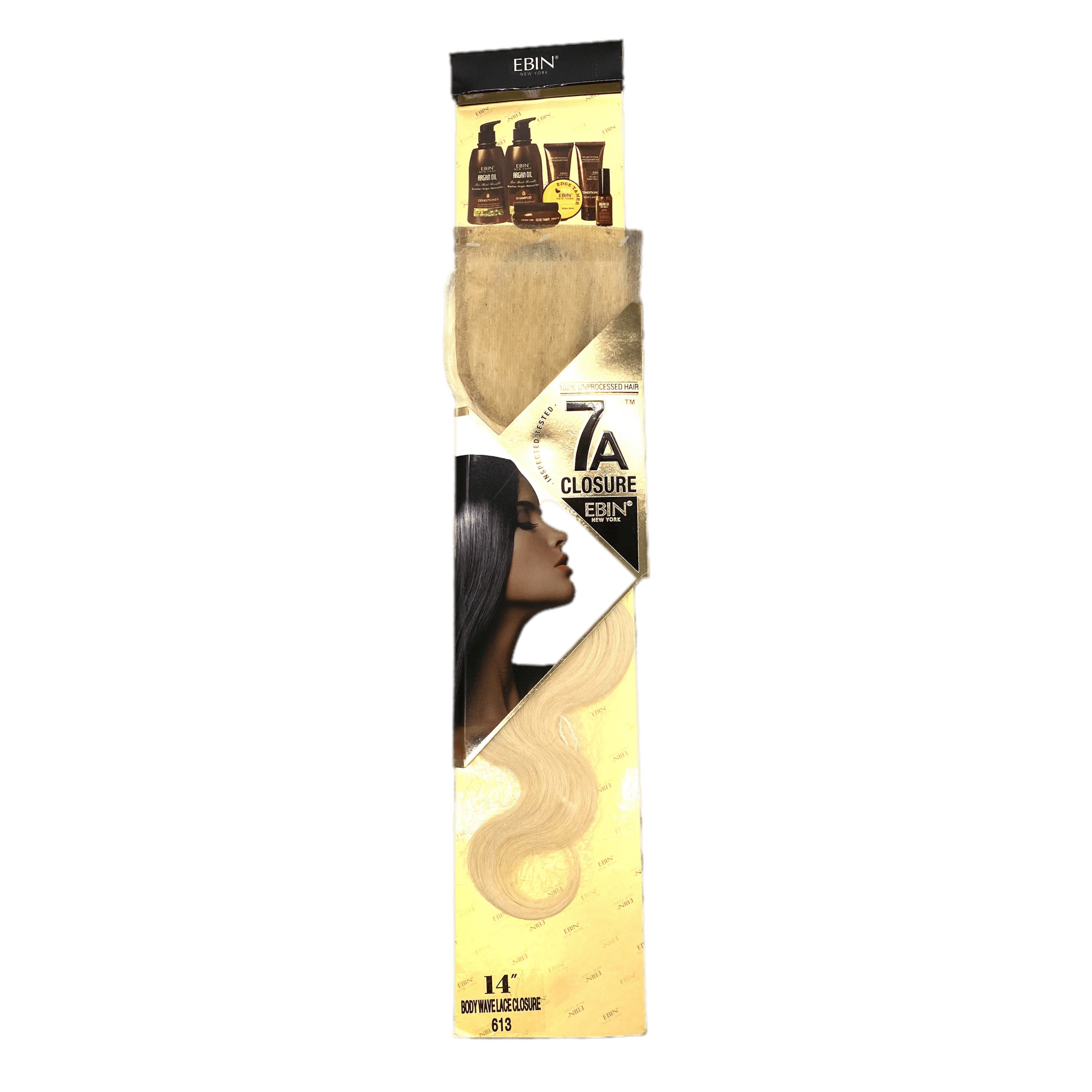 EBIN New York 4x4 Closure Body Wave 14'' (613)