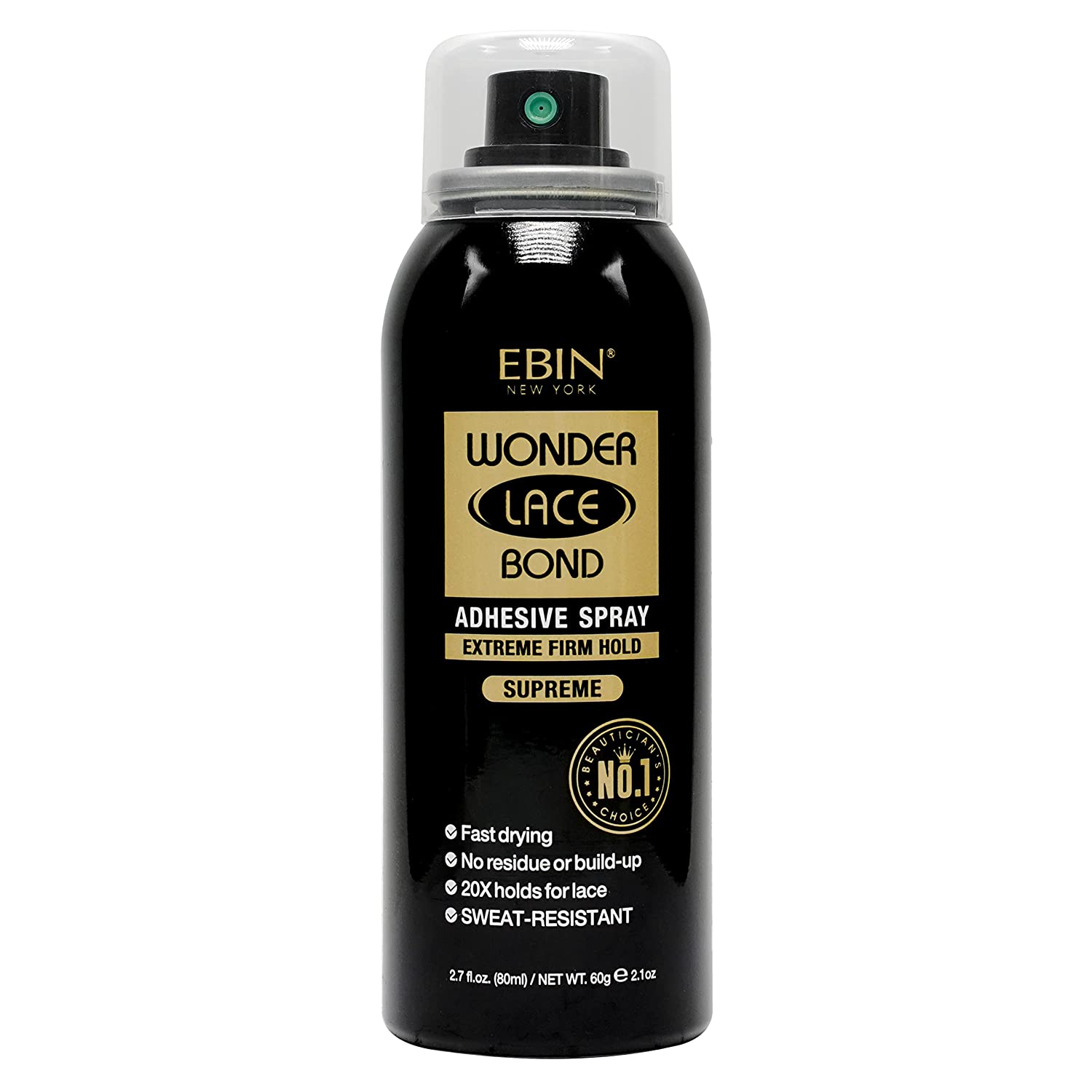 EBIN New York Wonder Lace Bond Adhesive Spray, Supreme Hold