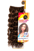 Femi Collection Mambo Twin Open Loop Deep Twist Braid, 12"