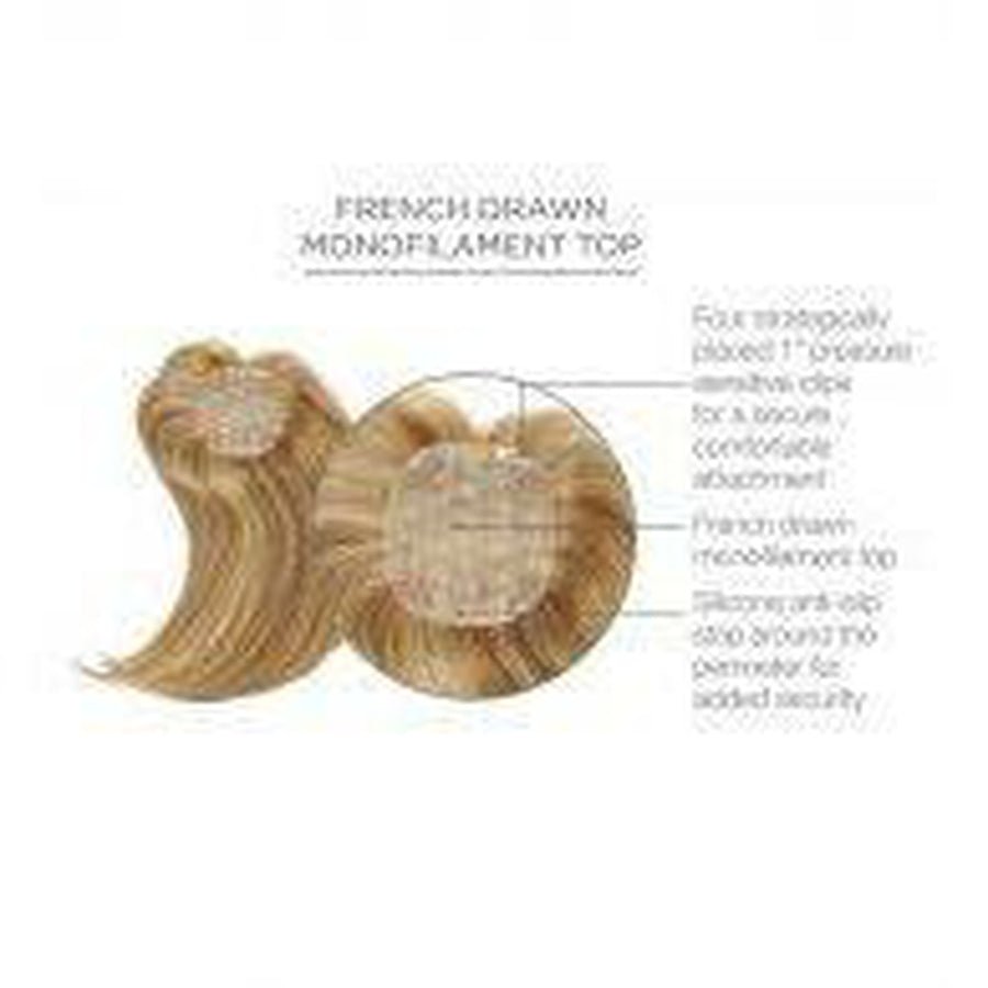 Raquel Welch Indulgence Top Piece, 100% Human Hair