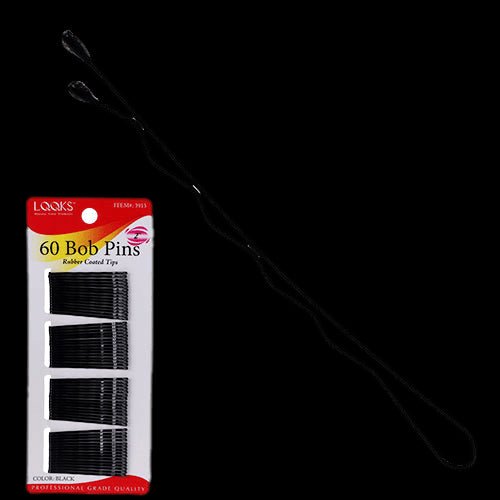 LQQKS 2" Bobby Pin, 60 ct, Black