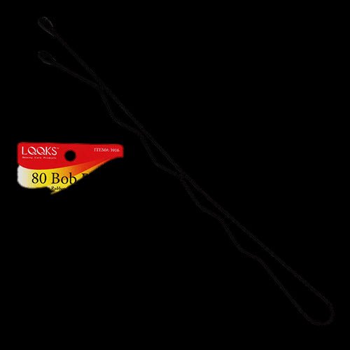 LQQKS 2" Bobby Pin, 80 ct, Black