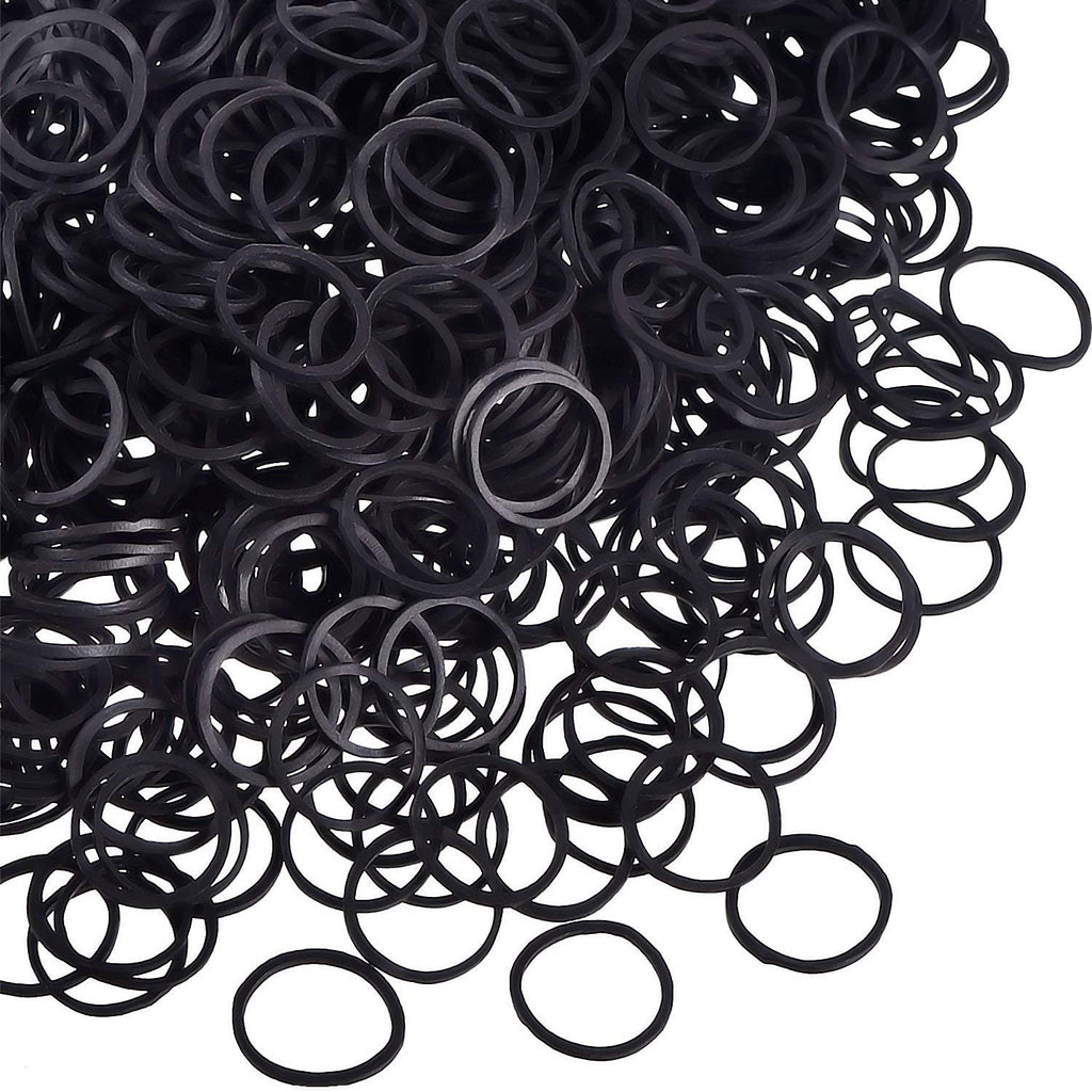 LQQKS Pony Holder Band, Black, 500 pc/Pack