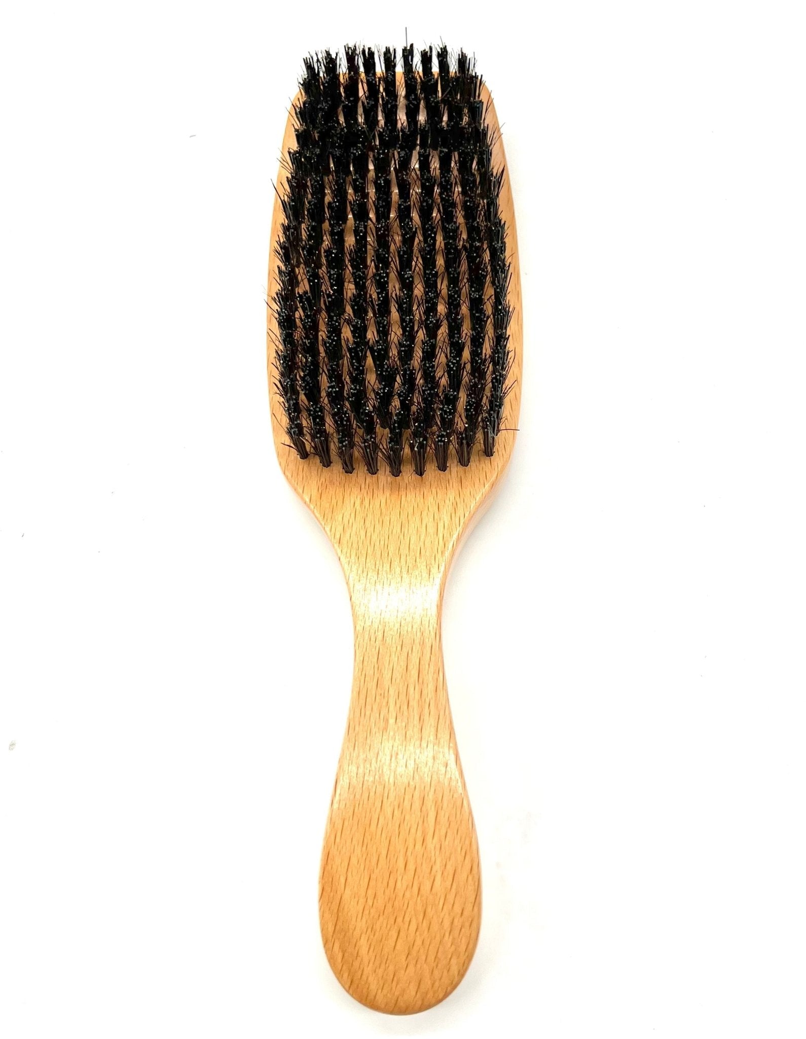 Men's Wood Grooming Wave Brush, Medium Hard Natural, 3 pc