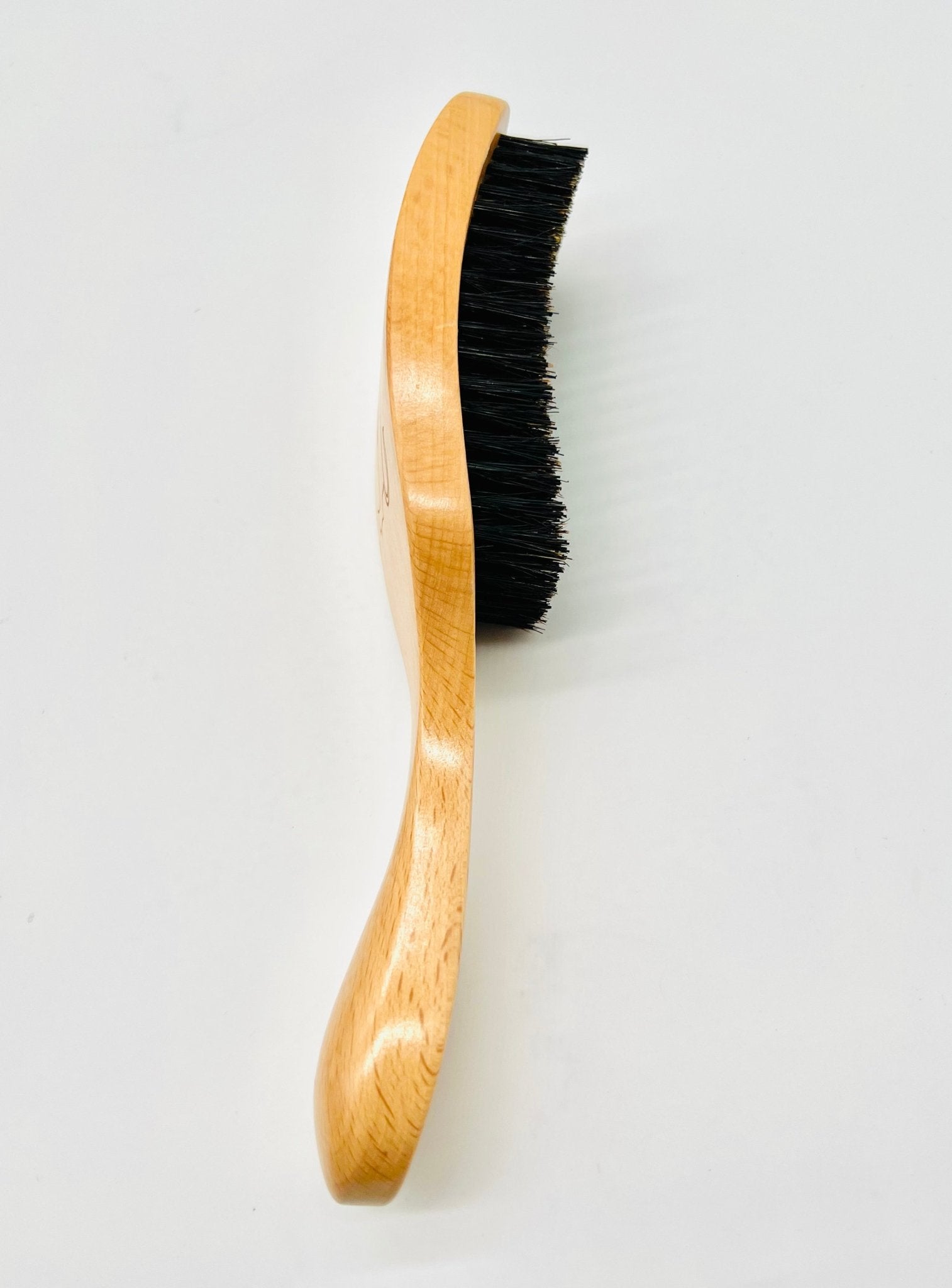 Men's Wood Grooming Wave Brush, Medium Hard Natural, 3 pc