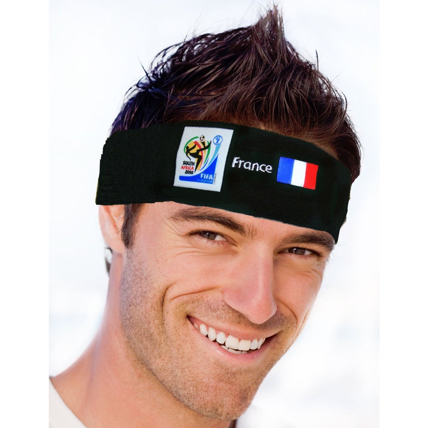France World Cup Soccer Headband - Vintage Collectible Official FIFA Licensed