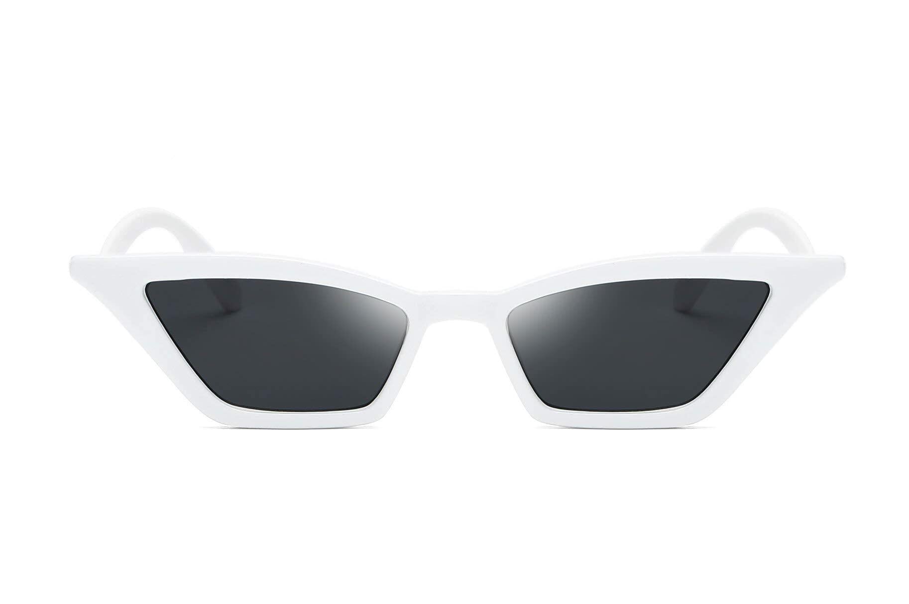 FEISEDY B2291 Cat Eye Sunglasses Women Vintage Small Square Shade Eyewear