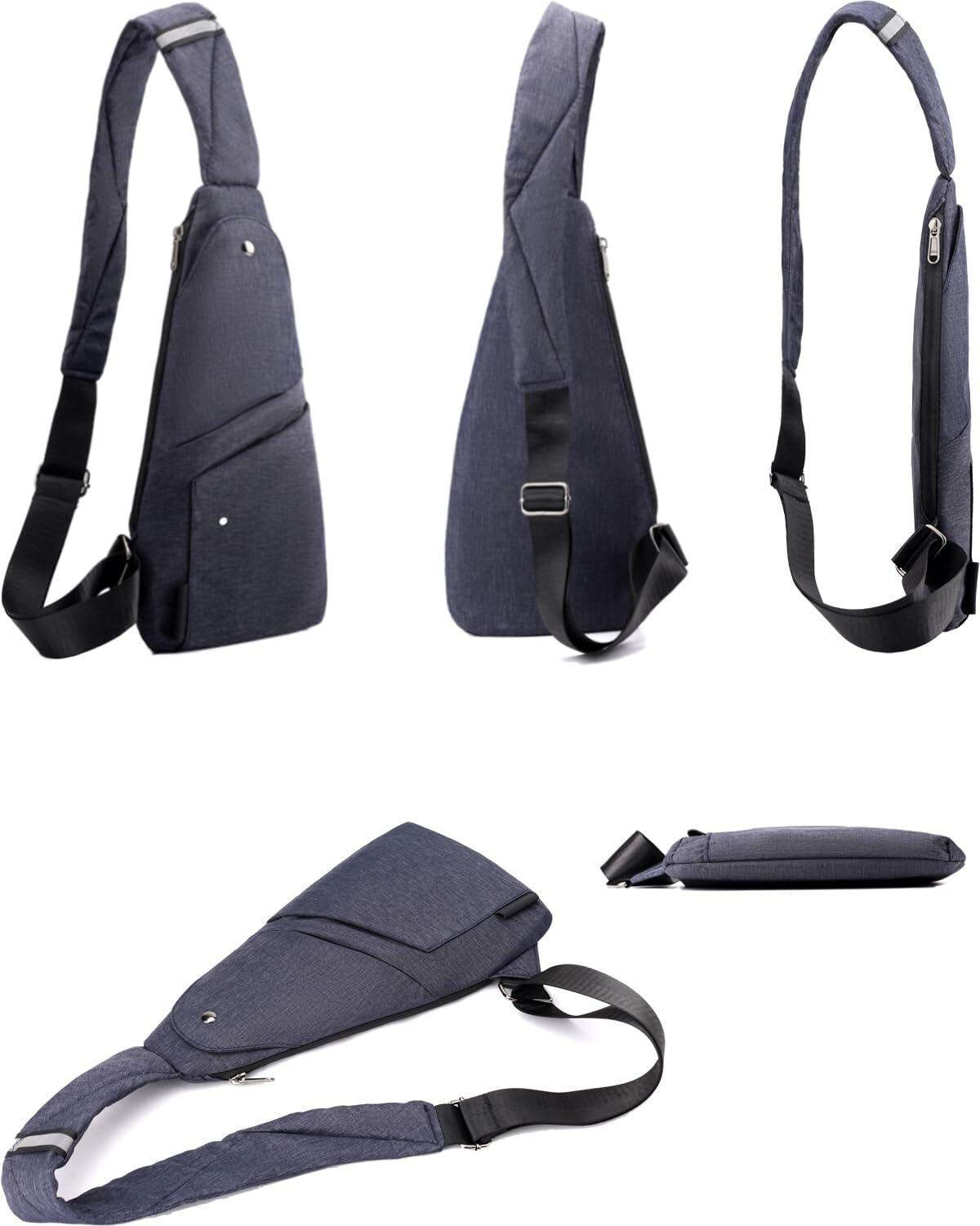 Sling Bag Anti Theft Crossbody Lightweight Travel Shoulder Daypack