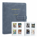 Tugle 256 Pockets Photo Album for Polaroid Instax Mini Cameras Dark Blue