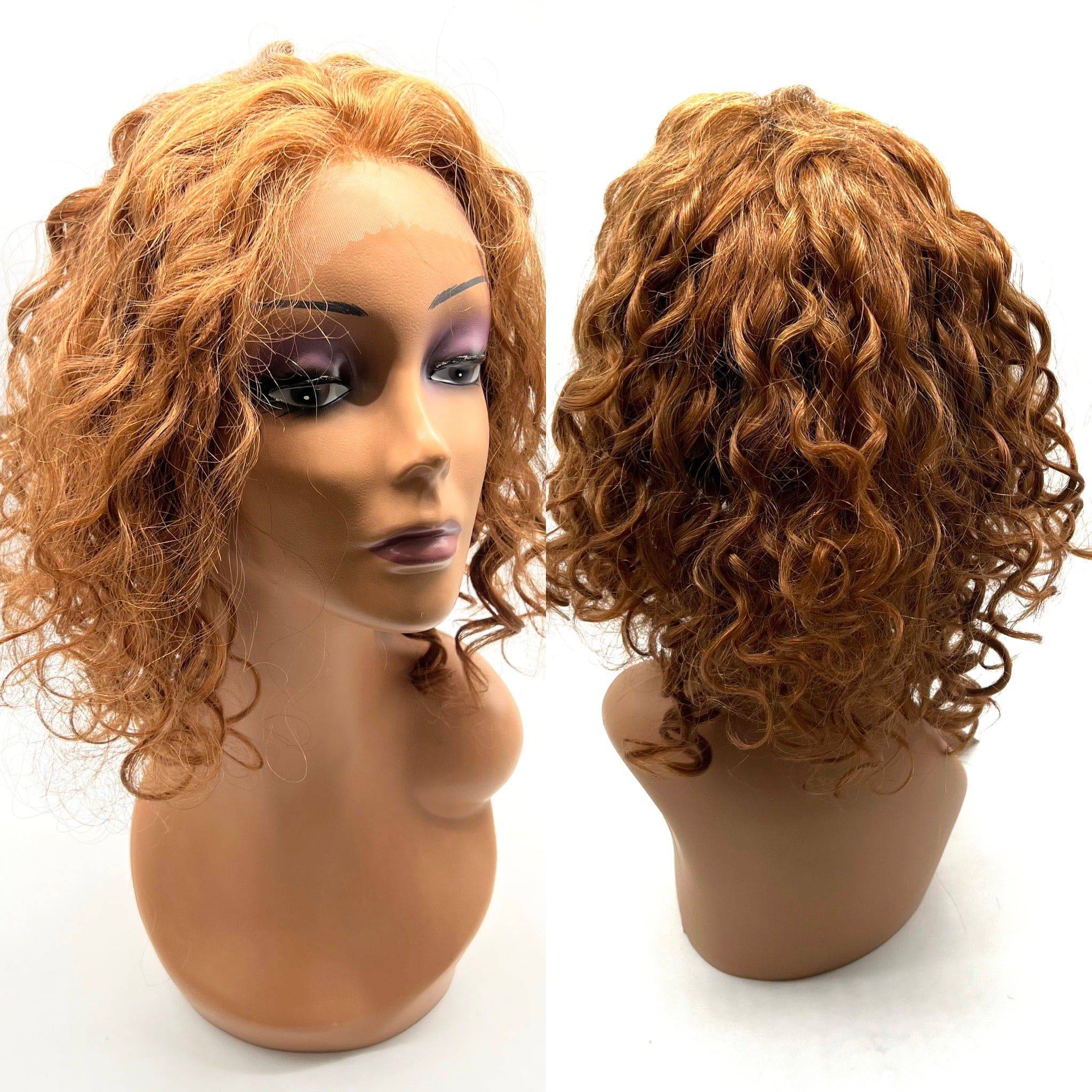 VIP Remy Human Hair Lace Front Wig '500', Curly, 15"