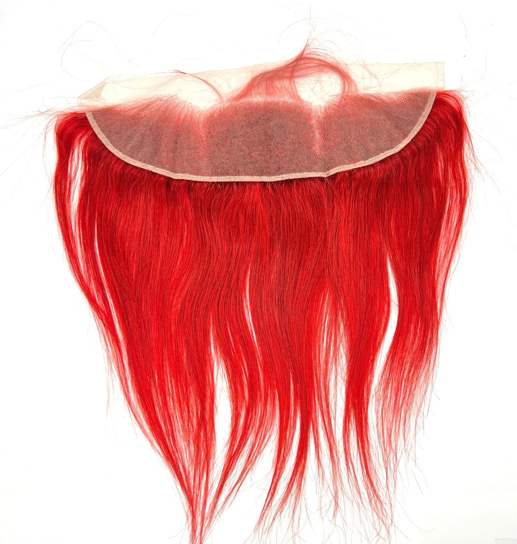 RIO Straight Frontal Ear to Ear 13x4, Red