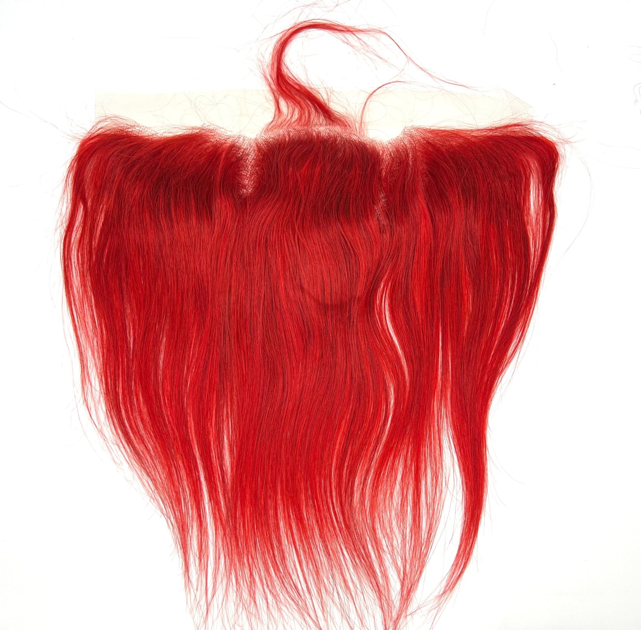 RIO Straight Frontal Ear to Ear 13x4, Red