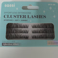 Sassi Cluster Lashes | Effortless Allure | 24 Lash Clusters | Lightweight, Reusable Extensions for Natural-Looking Volume & Length