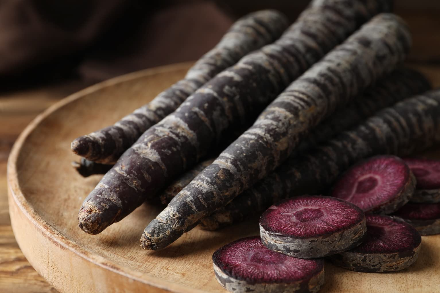 500+ Black Nebula Carrot Seeds | Daucus carota | Deep Purple-Black Non-GMO Heirloom Carrots for Planting | Unique Garden Vegetable