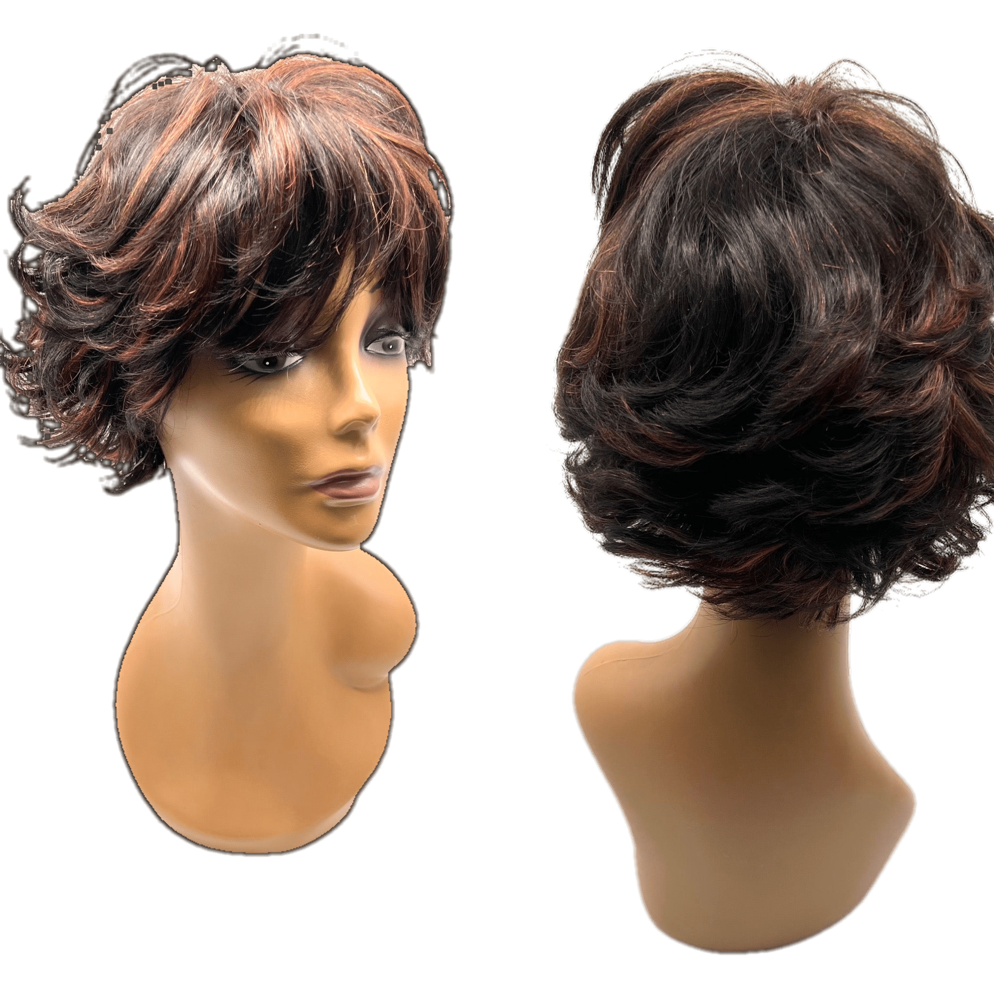 Unique's 100% Human Hair Full Wig / Style 'V'