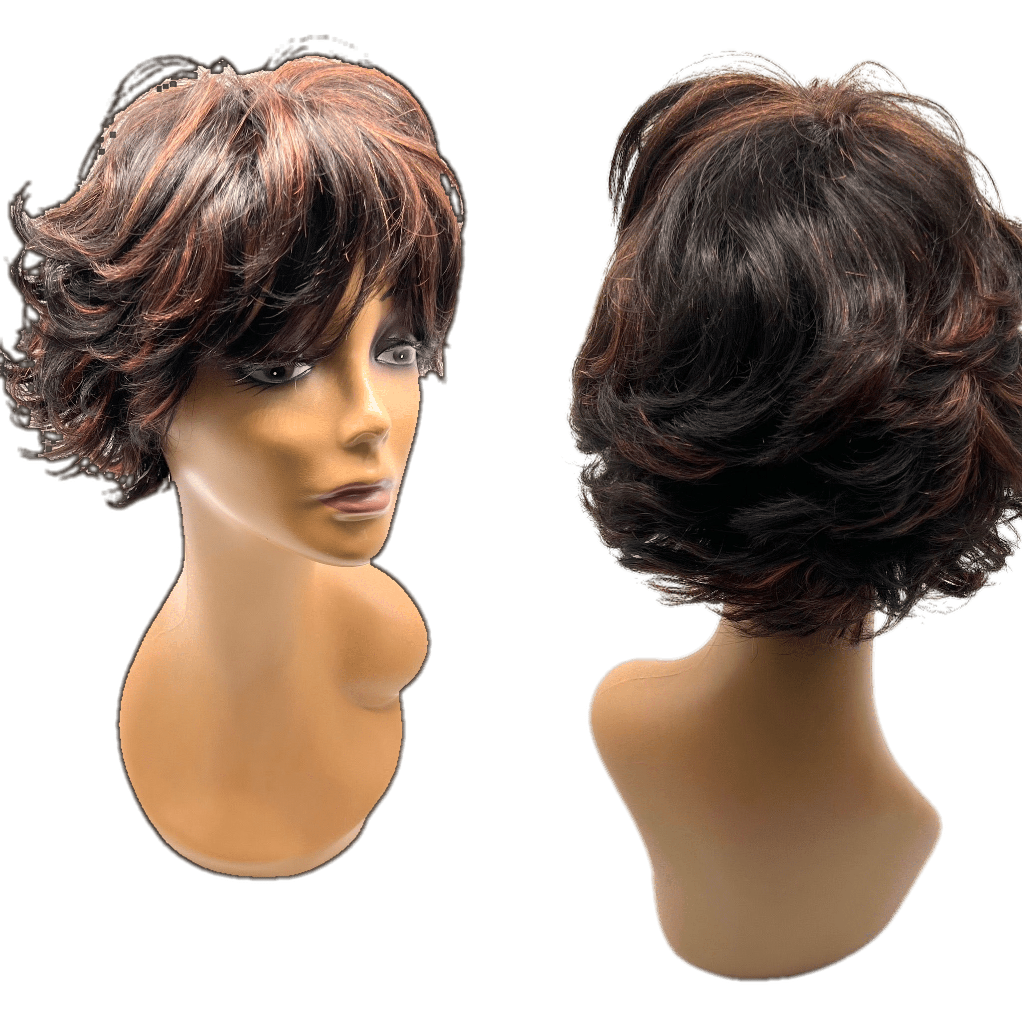 Unique's 100% Human Hair Full Wig / Style 'Q'