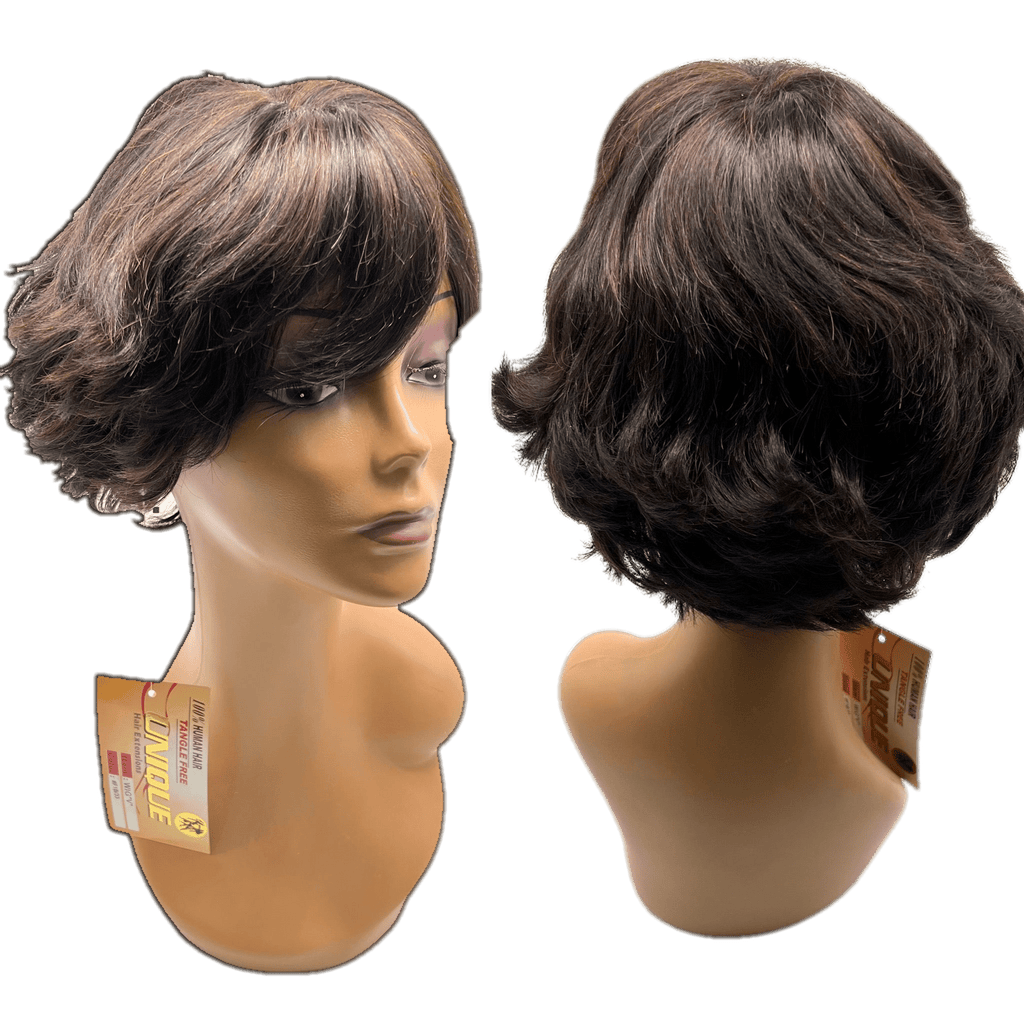 Unique's 100% Human Hair Full Wig / Style 'Q'