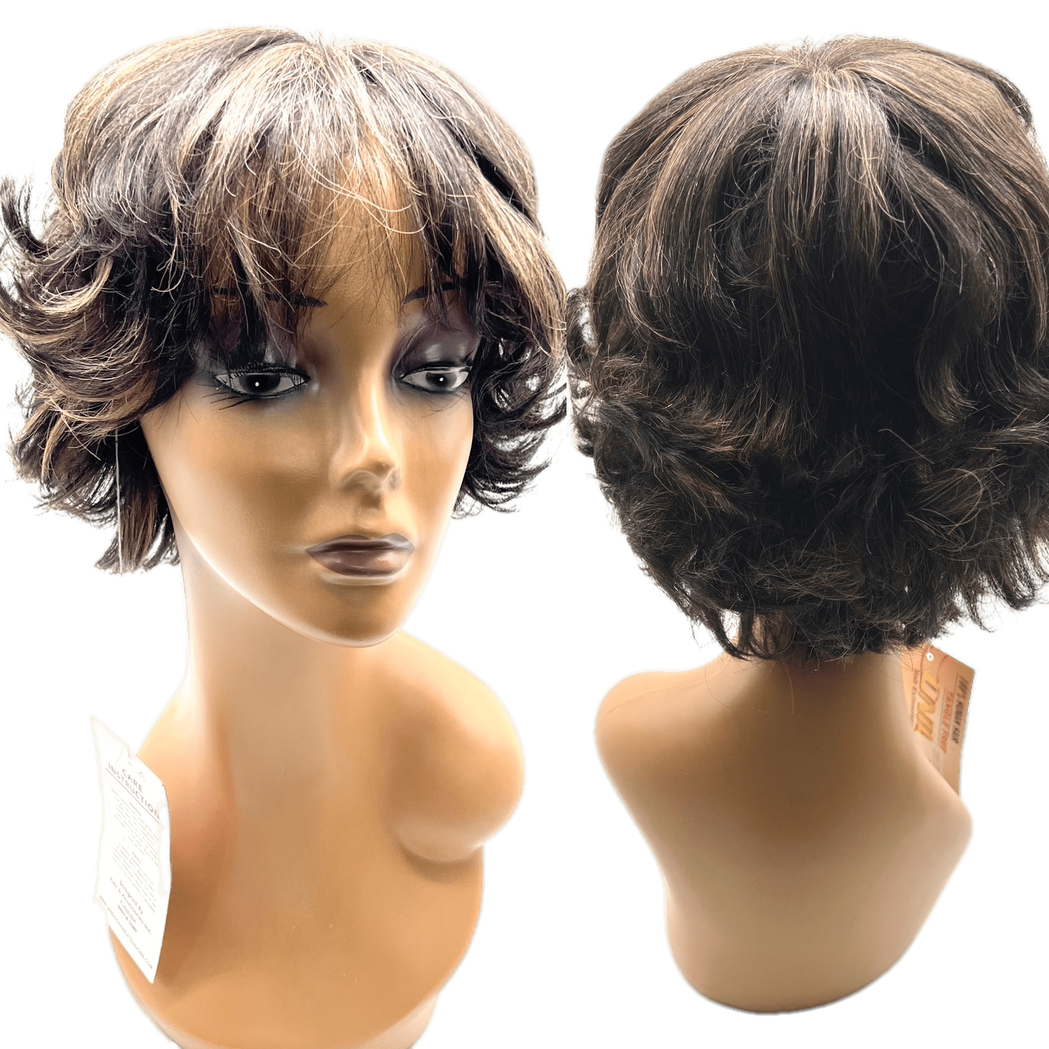 Unique's 100% Human Hair Full Wig / Style 'V'
