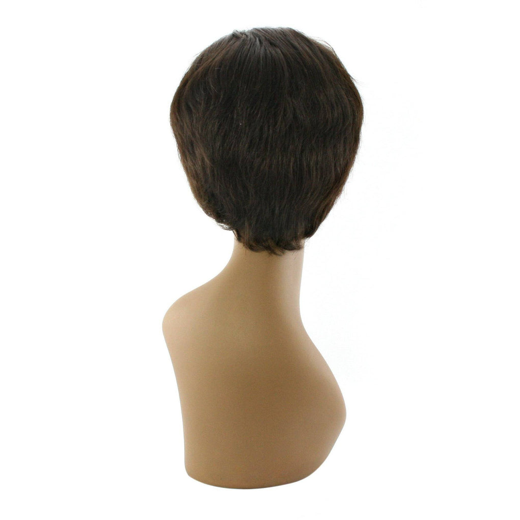 Unique's 100% Human Hair Half Wig / Mrs. Denmark Style