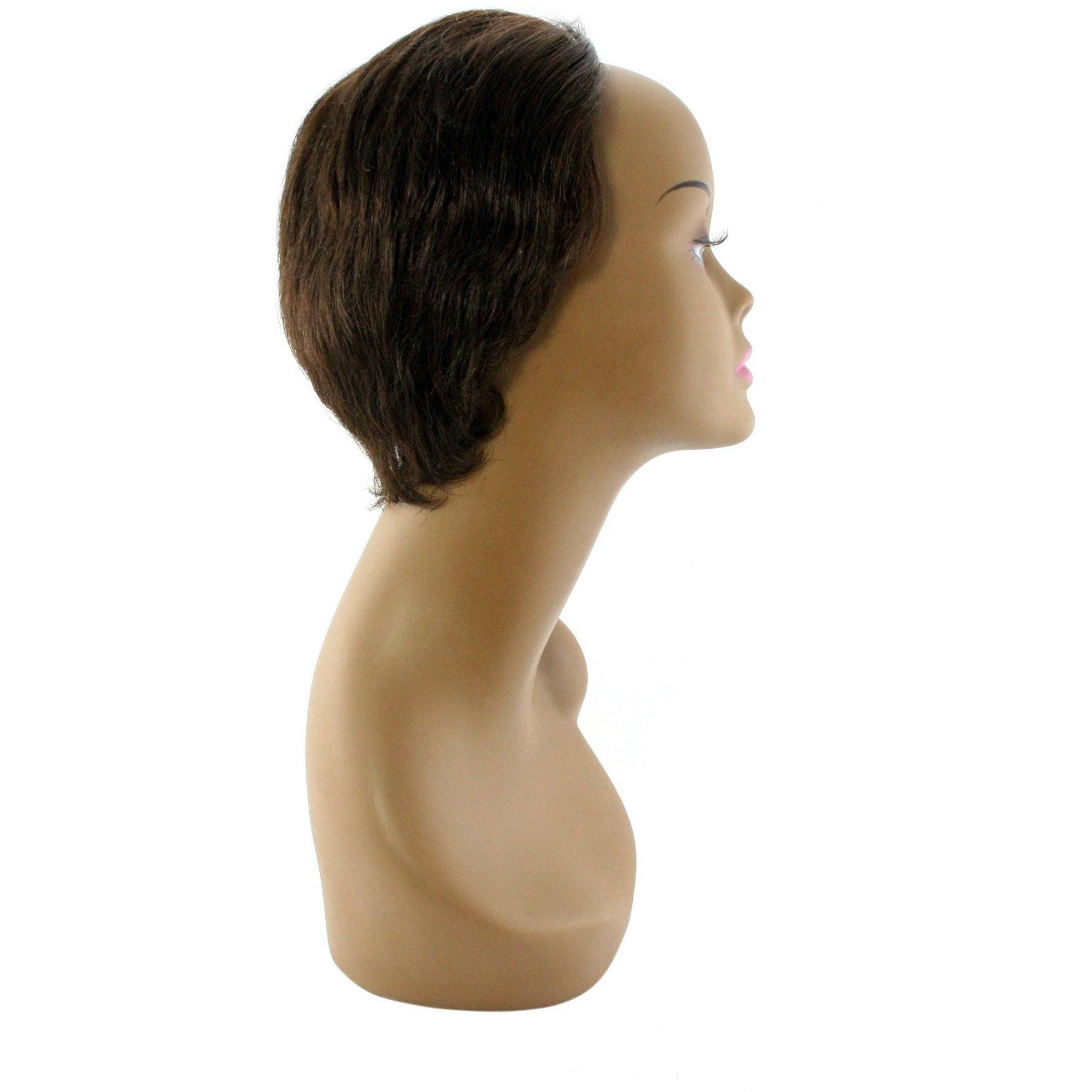 Unique's 100% Human Hair Half Wig / Mrs. Denmark Style