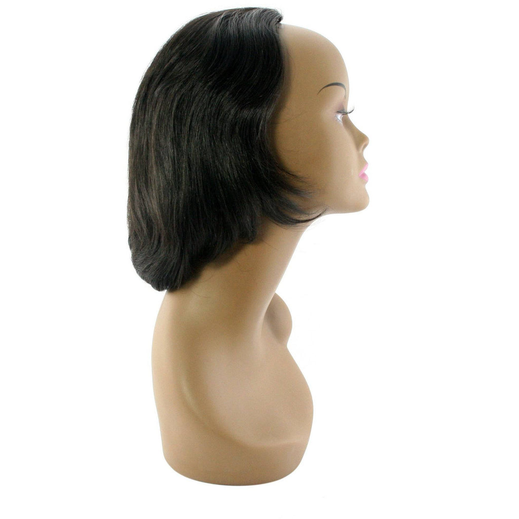 Unique's 100% Human Hair Half Wig / Mrs. Denmark Style