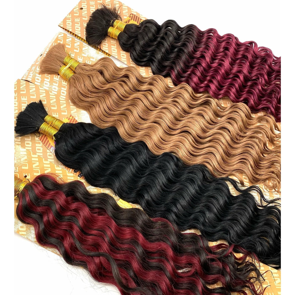Unique's Human Hair New Deep Bulk 18"