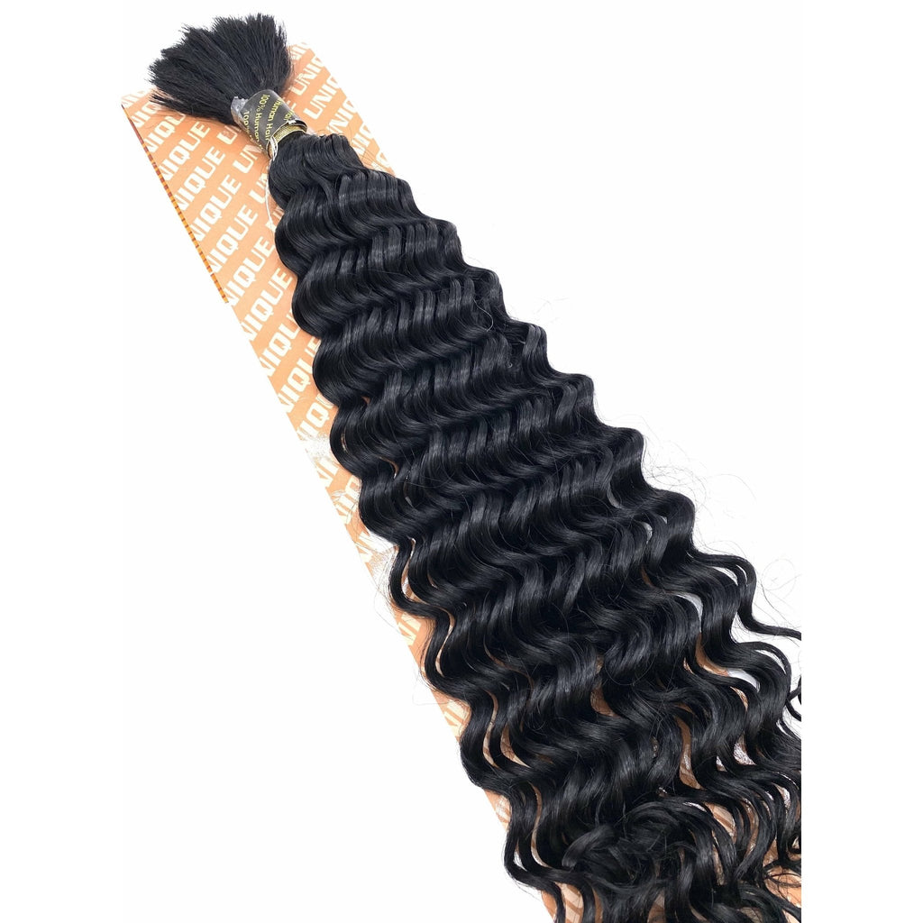 Unique's New Deep Bulk / 100% Human Hair 24"