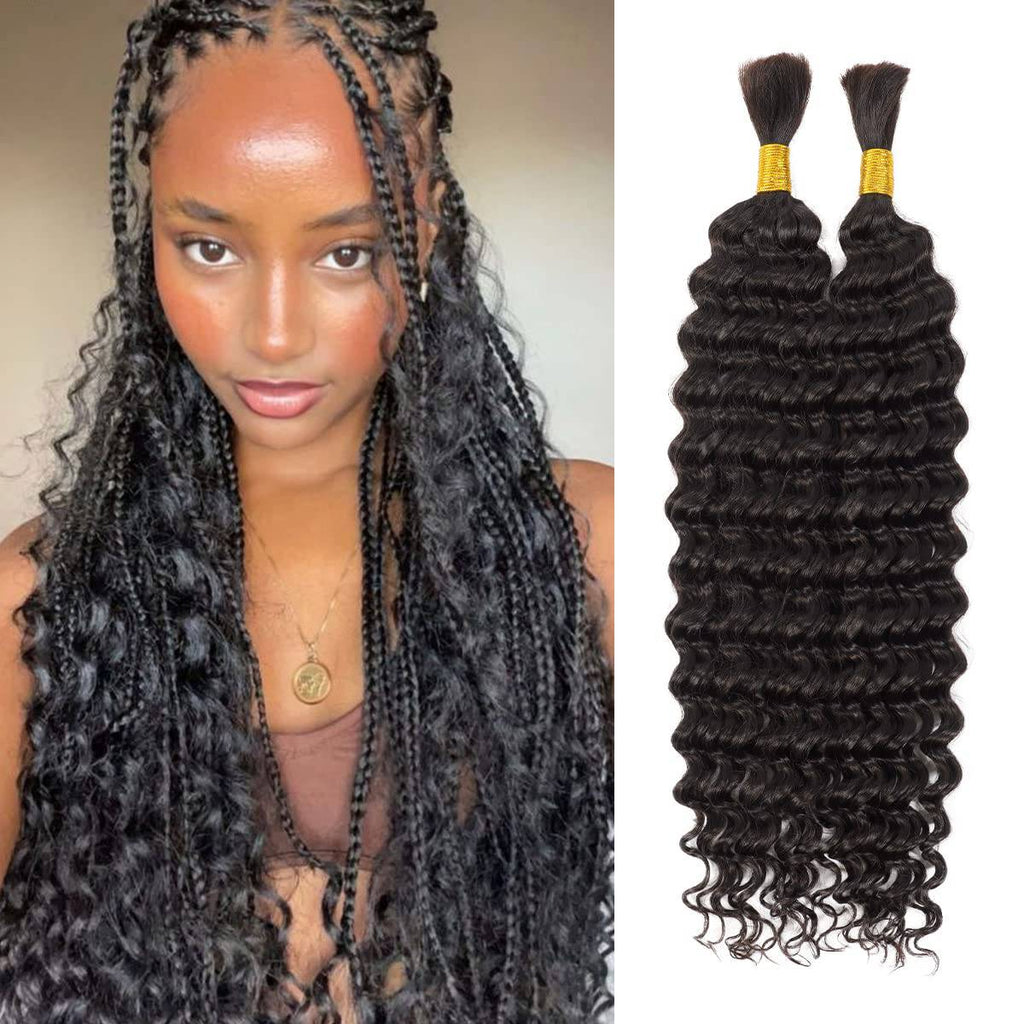 Unique's New Deep Bulk / 100% Human Hair 24"