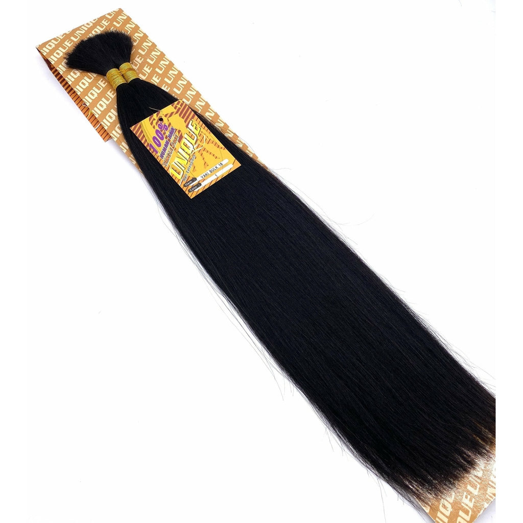 Unique's Yaki Bulk / 100% Human Hair 16"