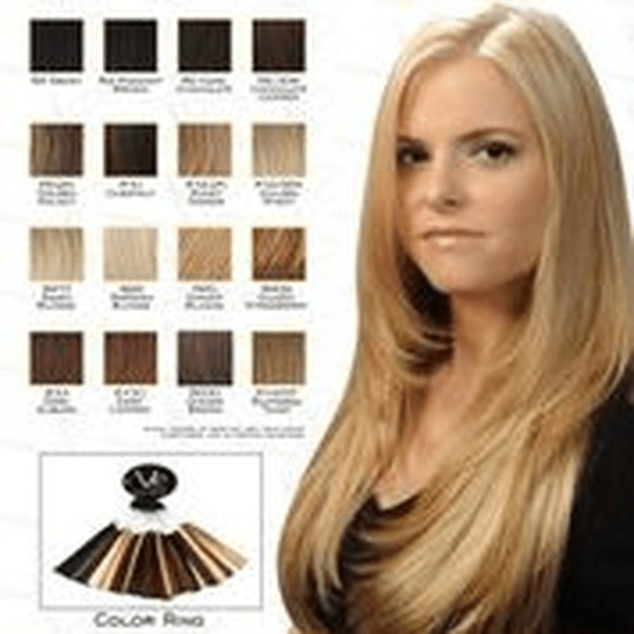 Unique Collection VIP Synthetic Clip-In Extensions, Tanzanite, 10"