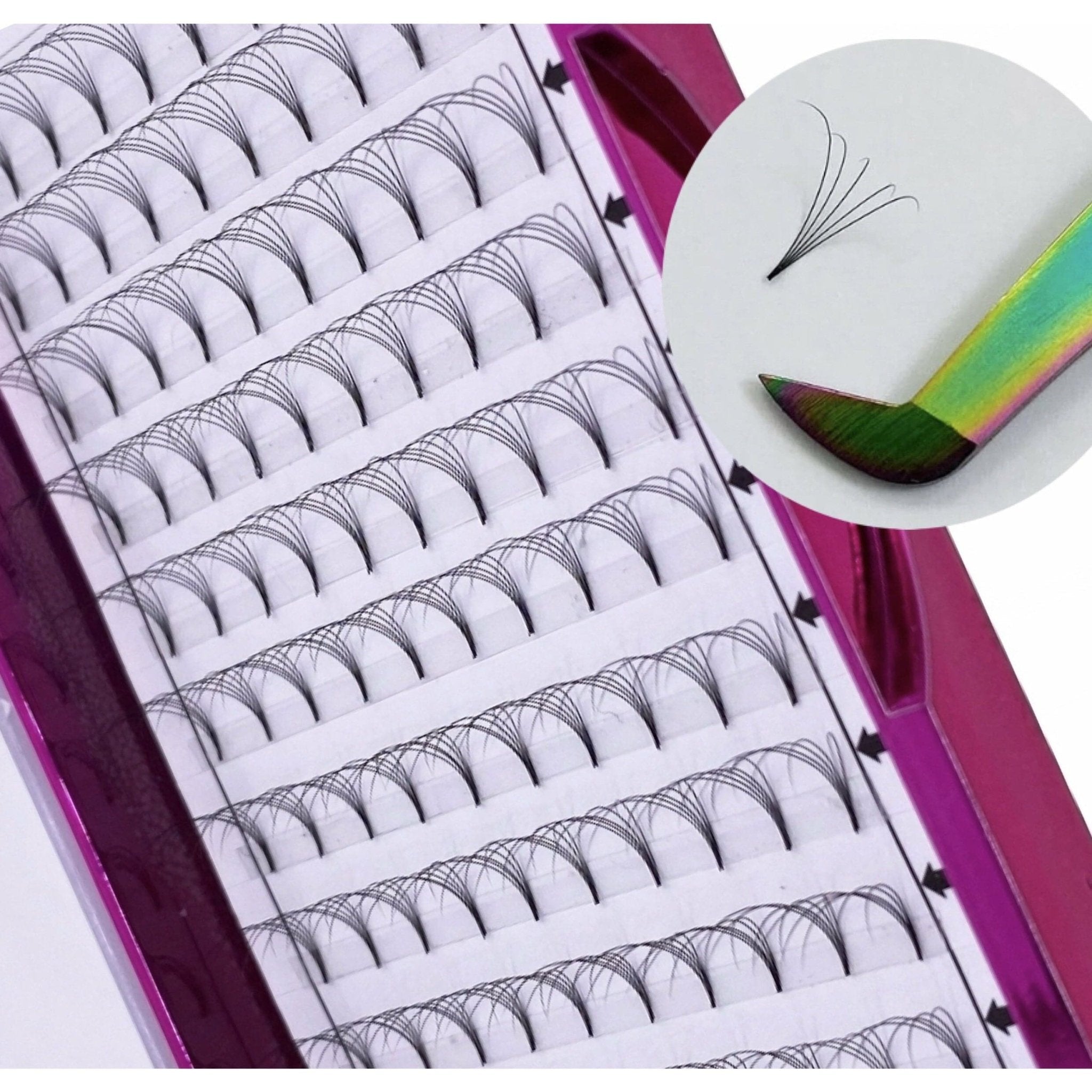 VIP Eyelashes Pre Fanned Lash Extensions 12 Lines 6D Curl