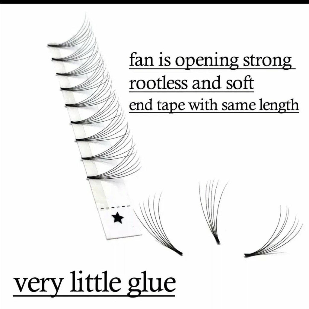 VIP Eyelashes Pre Fanned Lash Extensions 12 Lines 6D Curl