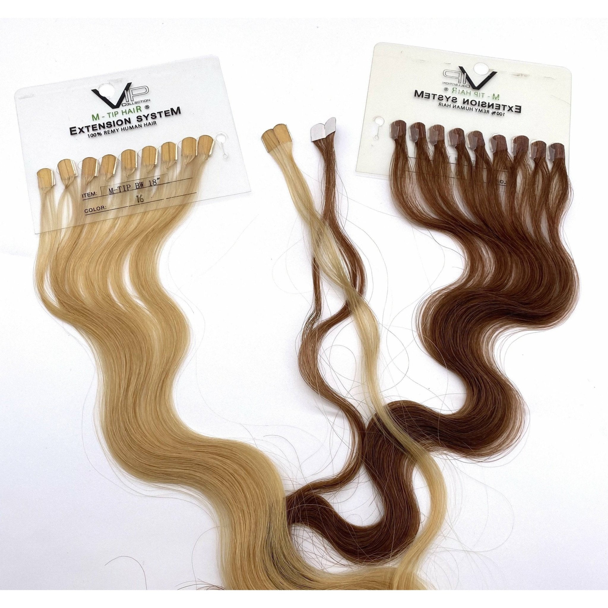 VIP M-Tip System (Tape Extensions 100 Strands) / Wavy 18"