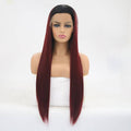 VIP Synthetic Lace Front Wig, 24", Color 1BT99J