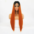 VIP Synthetic Lace Front Wig, 24", Color T1B/350