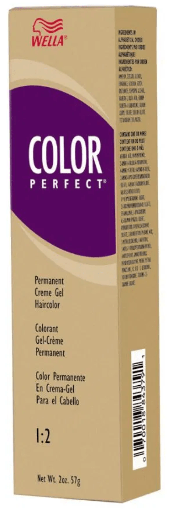 Wella Color Perfect Permanent Creme Gel 4A Medium Ash Brown
